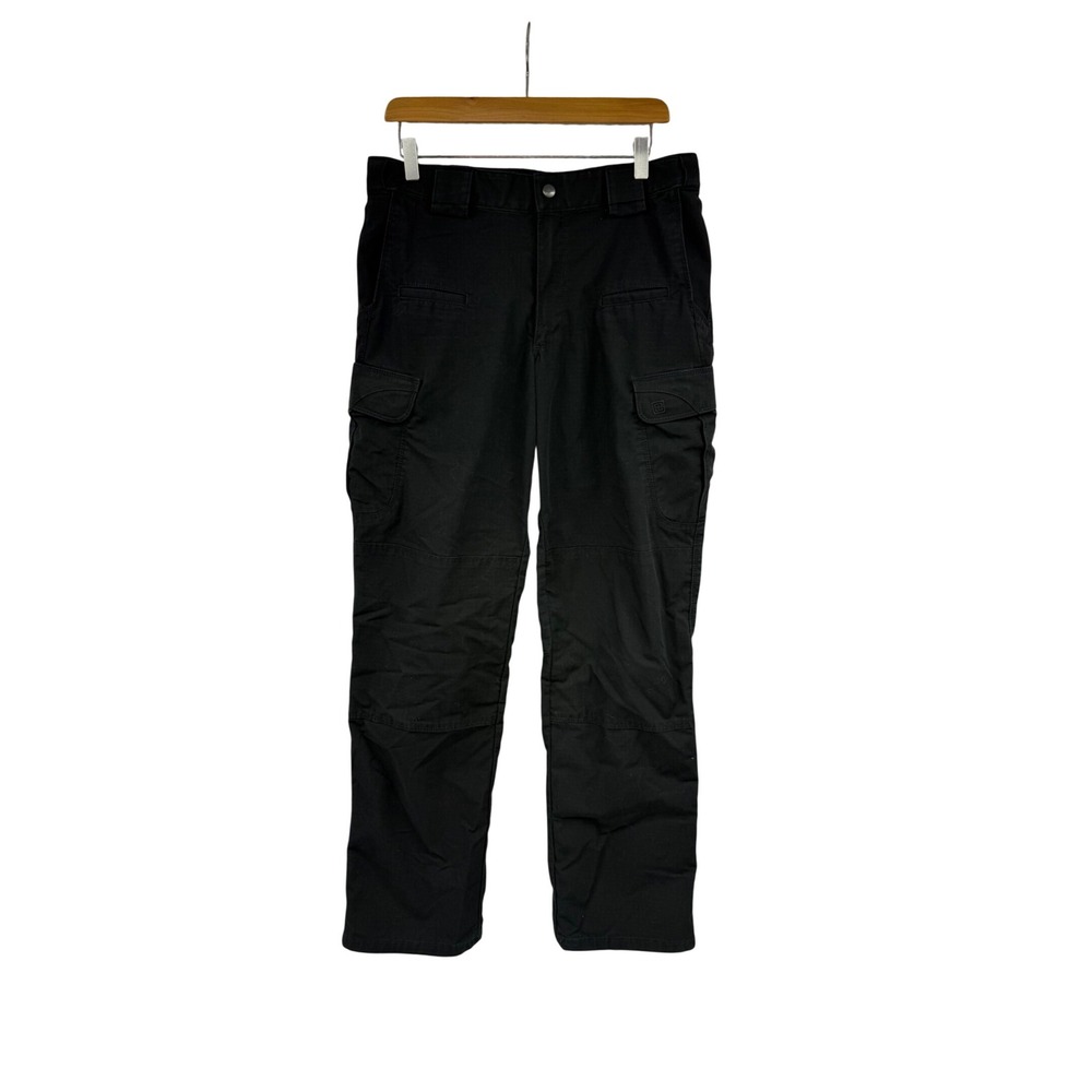 5.11 Tactical Mens Taclite Black Ripstop Cargo Pants Size‎ 32 Work Outdoor